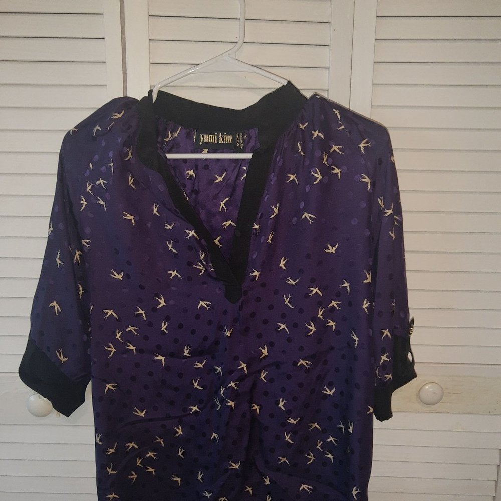 silk blouse